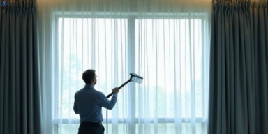 Commercial curtain stain removal service albion-vic hotels offices restaurants
